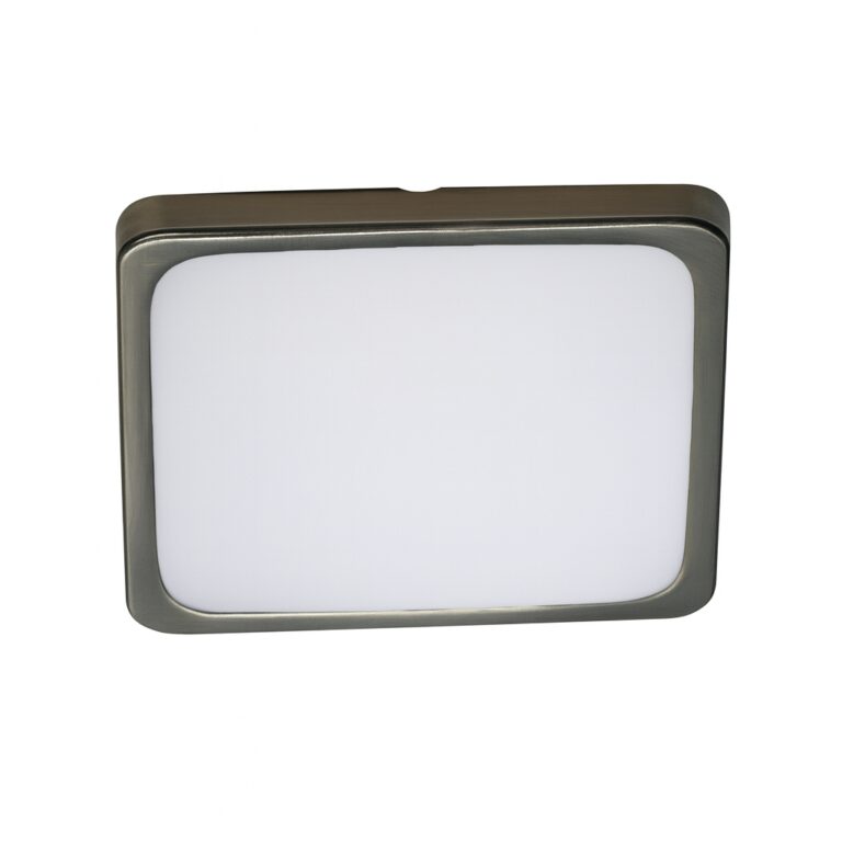 LED spot NIKKEL 6Watt vierkant dimbaar