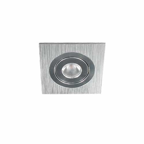 Libra LED mini spot kantelbaar 3Watt vierkant dimbaar