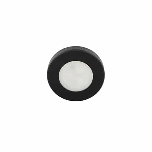 Pluto LED mini opbouwspot 3Watt rond ZWART dimbaar