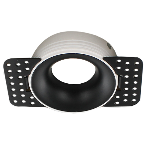 LED trimless spot armatuur rond ZWART