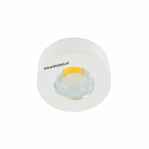 Astro LED opbouwspot 3Watt rond WIT dimbaar