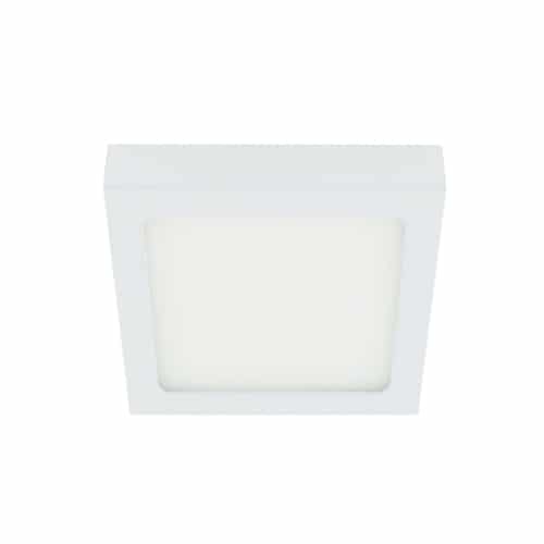 LED plafonniere 9Watt vierkant WIT 230Volt dimbaar