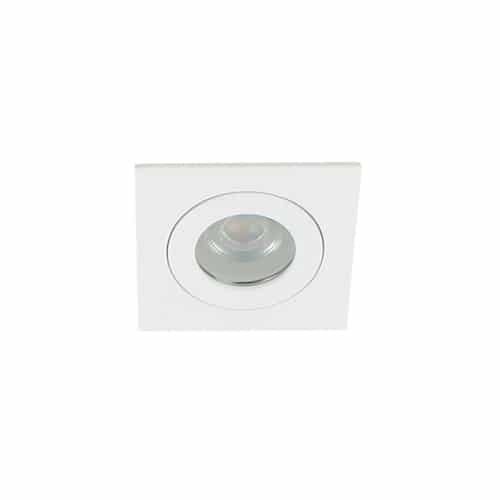 LED mini spot MR11 3.7Watt vierkant WIT IP65 dimbaar (12Volt)