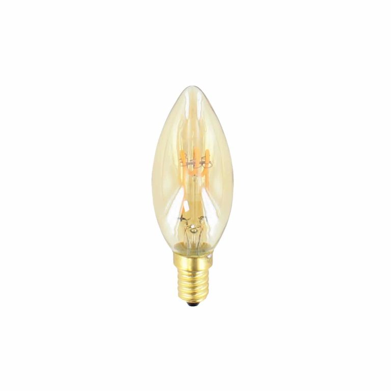 LED kooldraad E14 3Watt dimbaar kaars amber