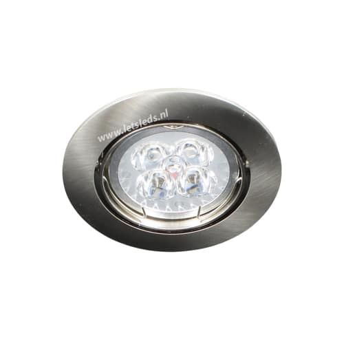 LED spot kantelbaar GU10 4Watt rond