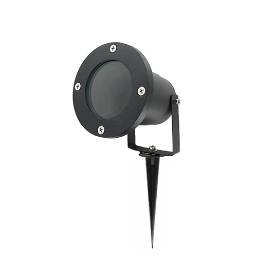 LED tuinspot prikspot armatuur GU10 ZWART 220/230Volt IP65 waterdicht