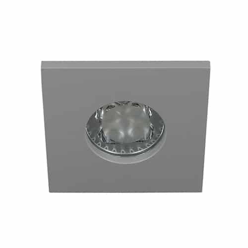 LED spot MR16 4Watt vierkant GRIJS IP65 dimbaar (12 Volt)
