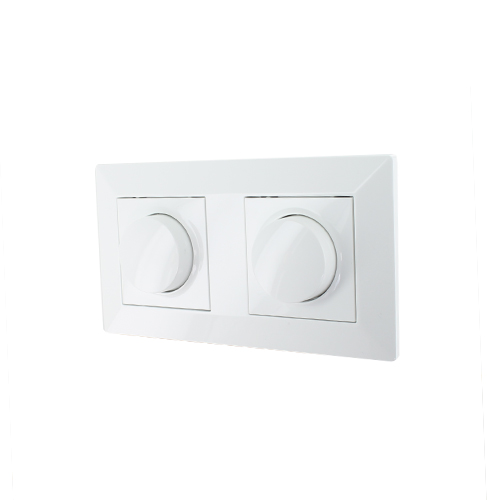 Oslo dubbele LED dimmer combinatie compleet (met wissel schakeling mogelijkheid)