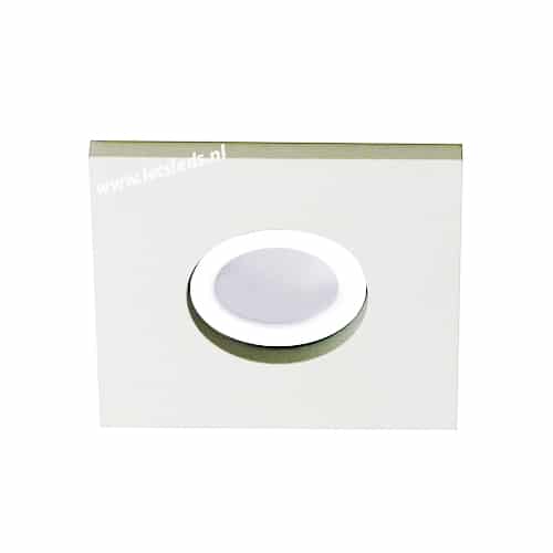 LED lamp armatuur GU10-MR16 WIT vierkant IP65 waterdicht