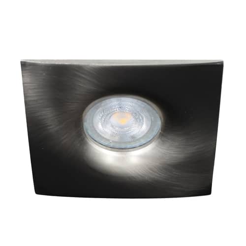 Philips LED spot GU10 4.9Watt vierkant NIKKEL dimbaar