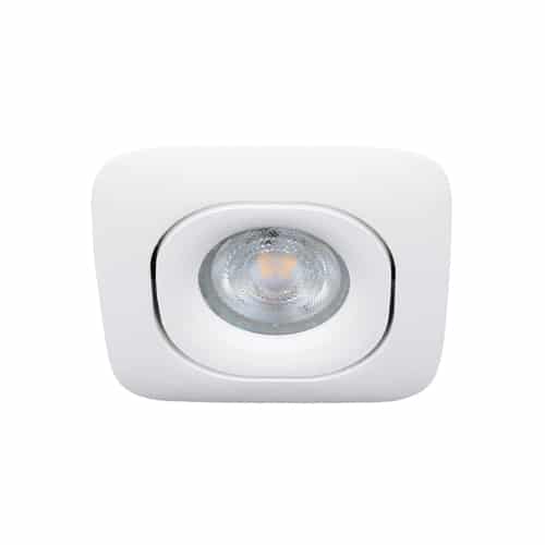 Philips LED spot GU10 4.9Watt vierkant WIT dimbaar