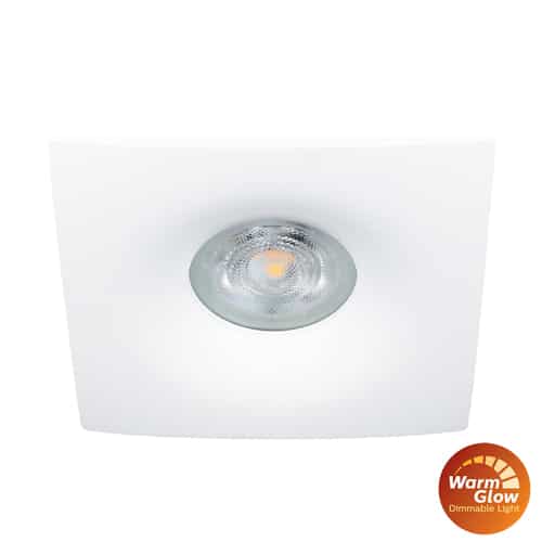 Philips LED spot GU10 2.6Watt vierkant WIT dimbaar Warm Glow