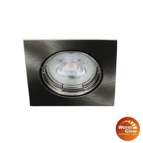 Philips LED spot kantelbaar GU10 2.6Watt vierkant dimbaar Warm Glow