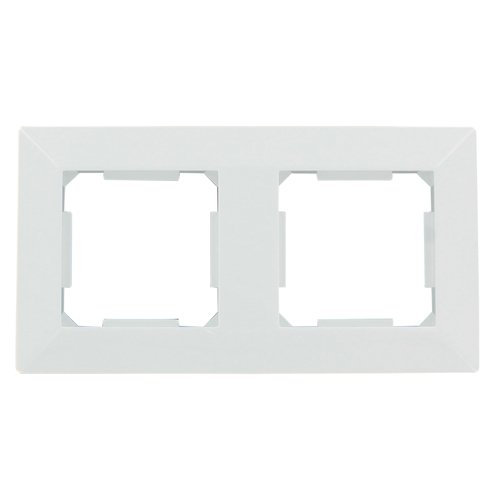 Tweevoudig afdekraam Oslo wit