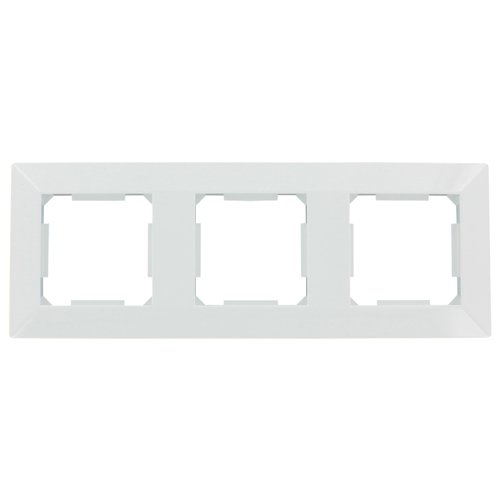 Drievoudig afdekraam Oslo wit