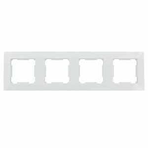 Viervoudig afdekraam Oslo wit