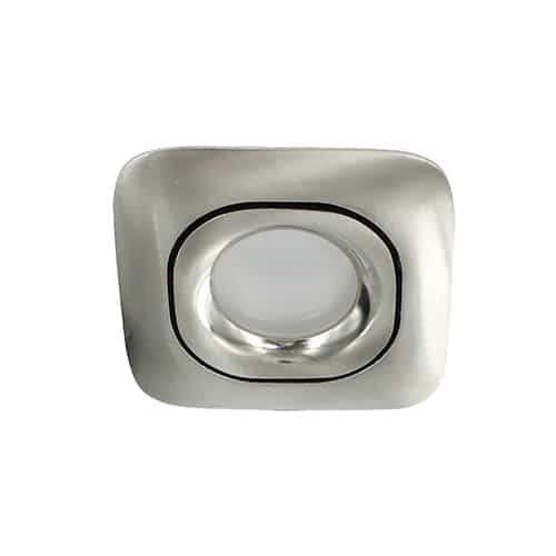 Slimme LED RGBW-CCT spot NIKKEL kantelbaar GU10 5Watt vierkant NOVO