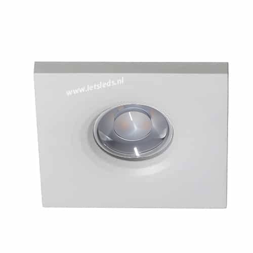 Smart LED RGBW spot GU10 6Watt WIT vierkant dimbaar