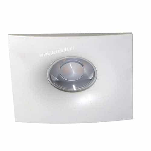 Smart LED RGBW spot GU10 6Watt WIT vierkant dimbaar
