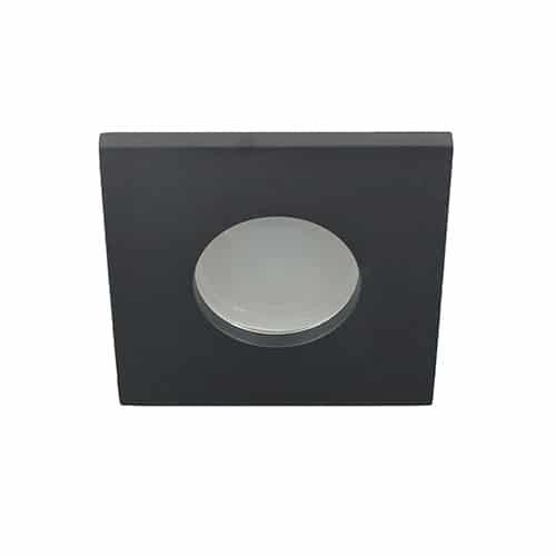 Slimme LED spot zwart RGBW-CCT GU10 5Watt vierkant IP65 NOVO