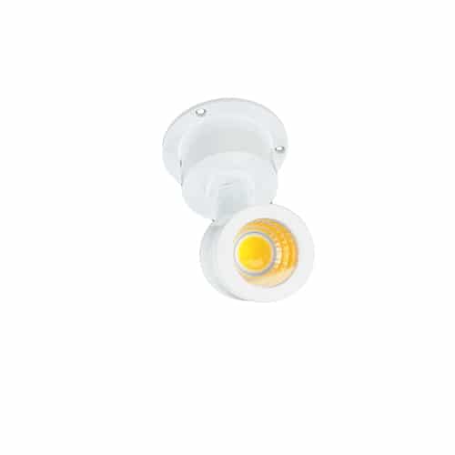 Eris LED mini opbouwspot vitrine kantelbaar WIT 3Watt COB dimbaar