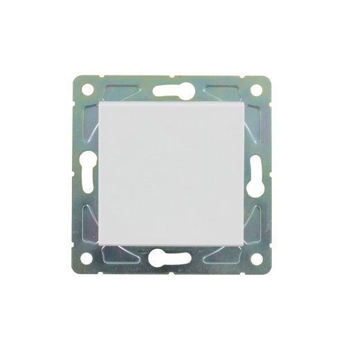 Enkelvoudige schakelaar Oslo wit