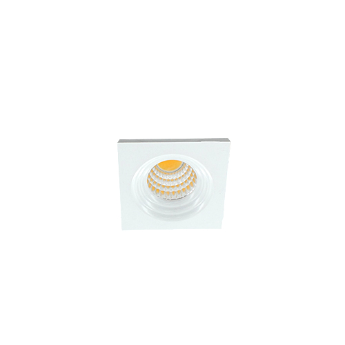 Eris LED mini spot 3Watt vierkant WIT dimbaar