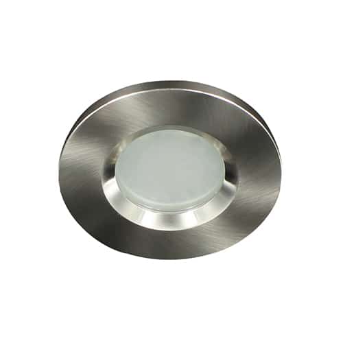 LED lamp armatuur NIKKEL rond IP65 waterdicht