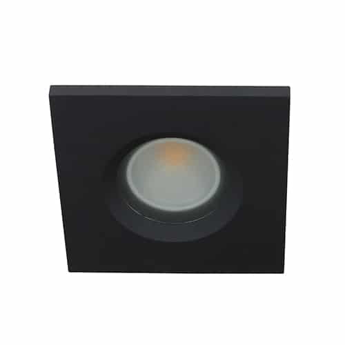 Camilla LED spot GU10 COB 5Watt vierkant ZWART IP65 dimbaar