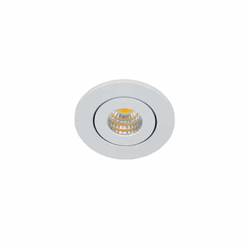 Libra LED mini spot kantelbaar 3Watt rond WIT IP65 dimbaar