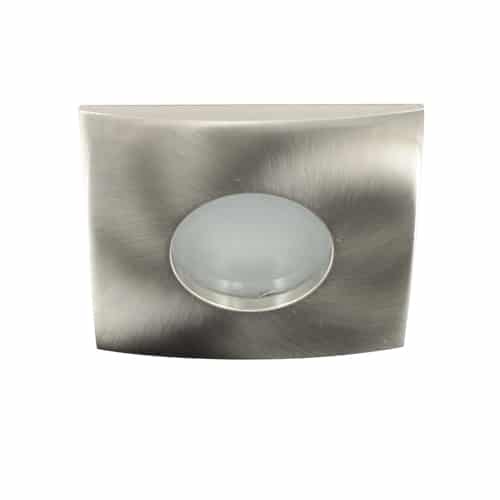 LED spot Calisto MR16 COB 3Watt vierkant NIKKEL IP65 dimbaar (12volt)