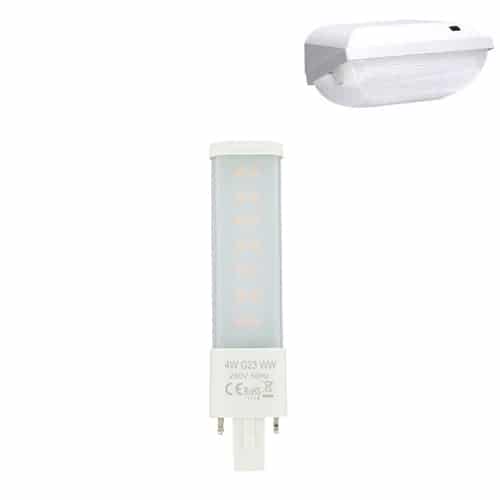 LED lamp G23 4Watt Kleur 827 Lang 135 Vervanger voor 5W