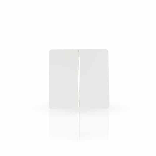 Wifi draadloos dubbele afstandsbediening/dimschakelaar Novo WIT