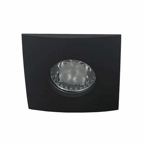 LED spot Calisto MR16 4Watt vierkant ZWART IP65 dimbaar (12Volt)
