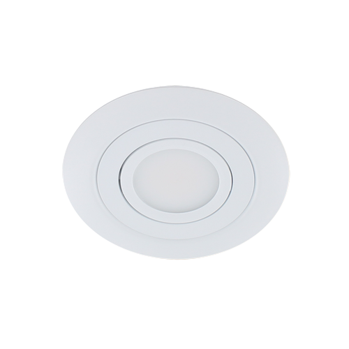 LED spot XL kantelbaar 5Watt rond WIT IP65 dimbaar