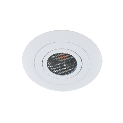 LED spot XL kantelbaar 5Watt rond WIT IP65 dimbaar