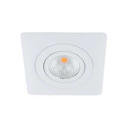 LED spot XL kantelbaar 5Watt vierkant WIT IP65 dimbaar