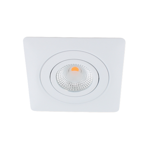 LED spot XL kantelbaar 5Watt vierkant WIT IP65 dimbaar