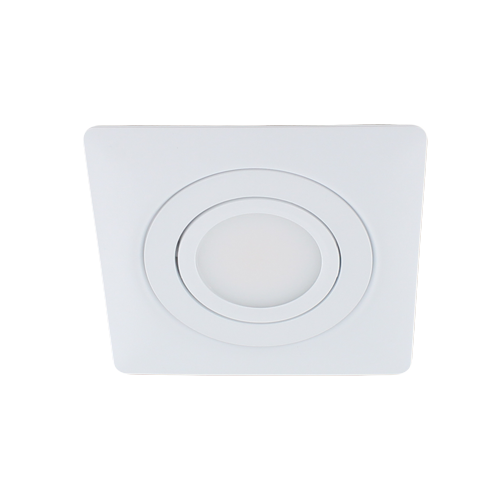 LED spot XL kantelbaar 5Watt vierkant WIT IP65 dimbaar