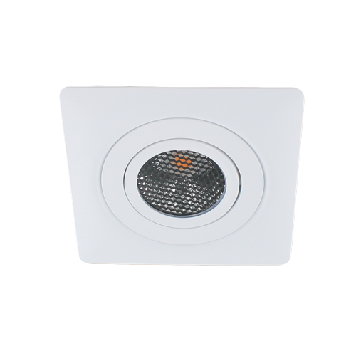 LED spot XL kantelbaar 5Watt vierkant WIT IP65 dimbaar