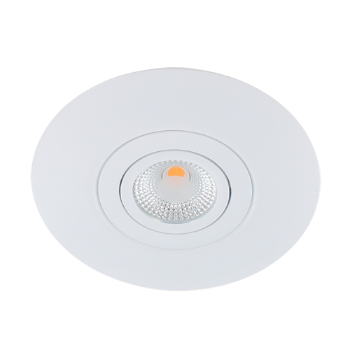 LED spot XXL kantelbaar 5Watt rond WIT IP65 dimbaar