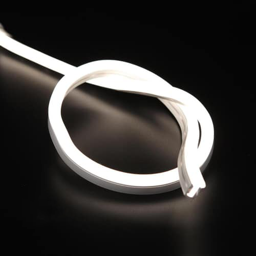 LED strip 230V - neon flex helder daglicht IP67 dimbaar - op maat per 100cm - compleet met stekker