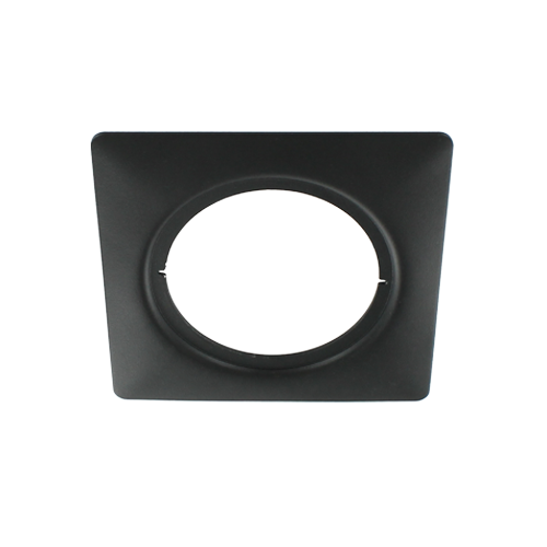 Opvulring / verloopring LED armatuur vierkant ZWART