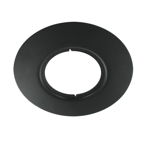 Opvulring / verloopring LED armatuur rond ZWART