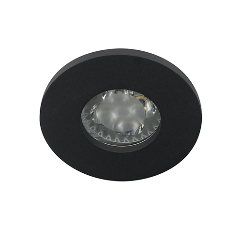 Camilla LED spot GU10 4Watt rond ZWART IP65 dimbaar