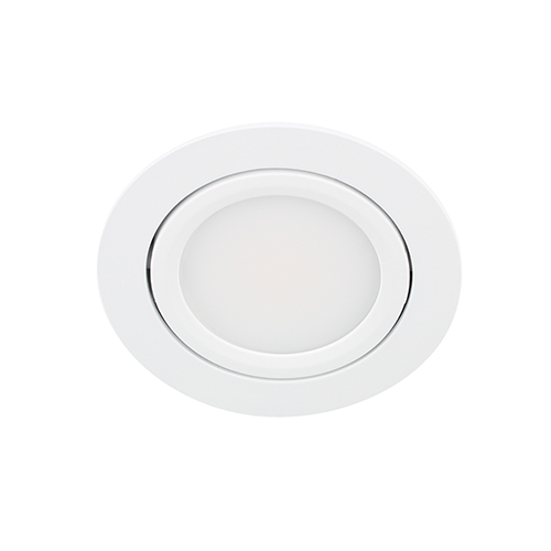 Bella Ondiepe LED spot kantelbaar 5Watt rond WIT dimbaar