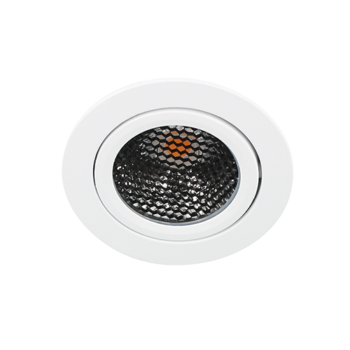 Bella Ondiepe LED spot kantelbaar 5Watt rond WIT dimbaar