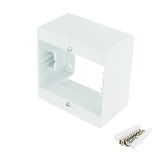 Opbouwdoos dimmer-schakelaar universeel wit