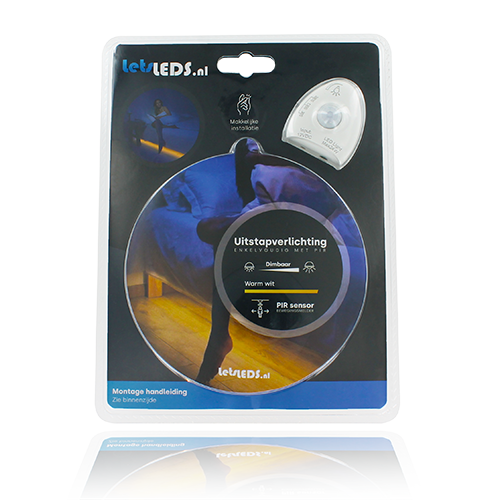 Bed / uitstap / kast LED verlichting met PIR bewegingssensor dimbaar