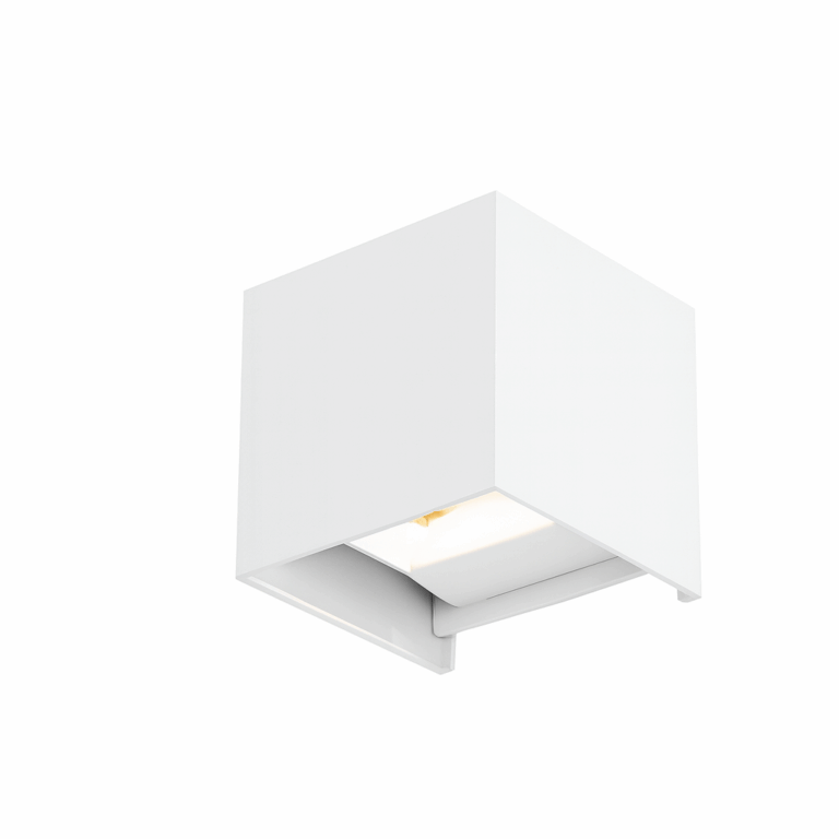 Qube Dimbaar Schuttinglamp LED 6Watt WIT 230Volt IP65